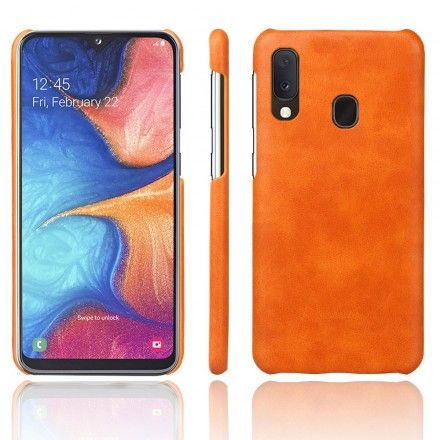 Mobildeksel Til Samsung Galaxy A20e Performance Litchi Leather Effect