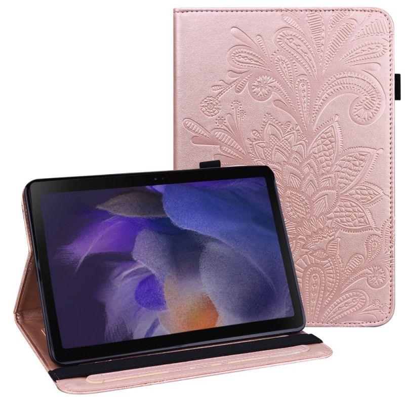 Case Til Samsung Galaxy Tab A8 Blomsterdesign