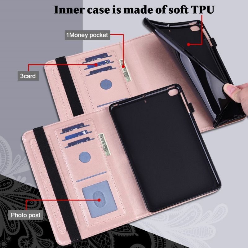 Case Til Samsung Galaxy Tab A8 Blomsterdesign