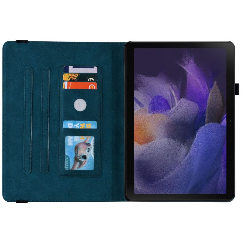 Case Til Samsung Galaxy Tab A8 Sommerfuglmønster