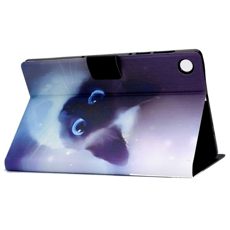 Folio Deksel Til Samsung Galaxy Tab A8 Blue Eyes Cat