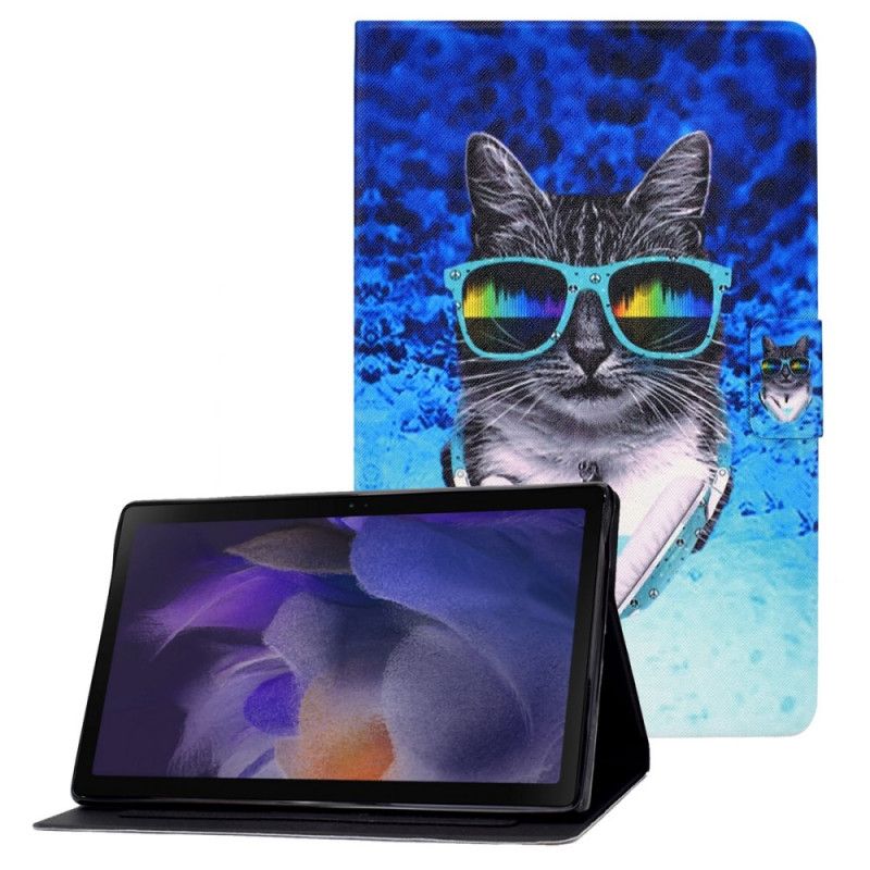 Folio Deksel Til Samsung Galaxy Tab A8 Disco Cat