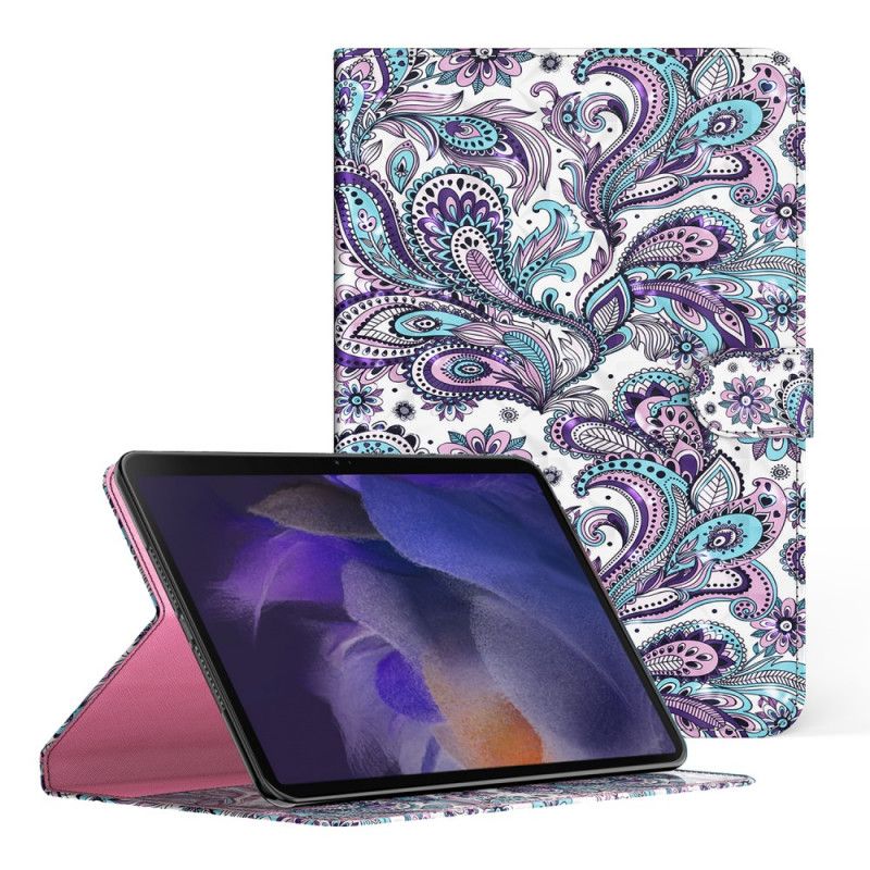 Folio Deksel Til Samsung Galaxy Tab A8 Paisley-mønster