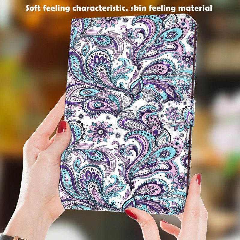 Folio Deksel Til Samsung Galaxy Tab A8 Paisley-mønster