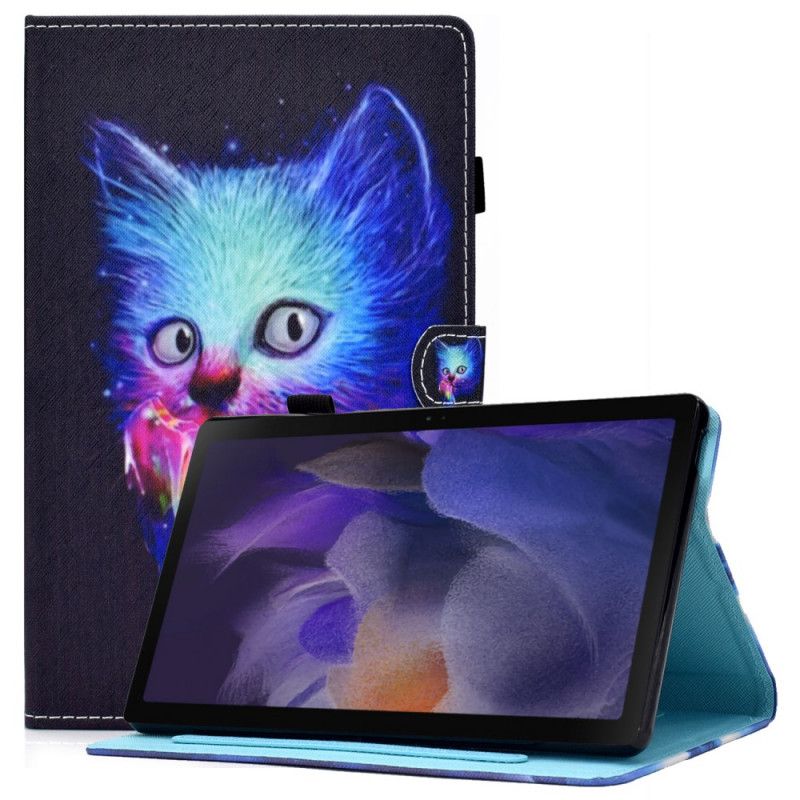 Folio Deksel Til Samsung Galaxy Tab A8 Psycho Cat