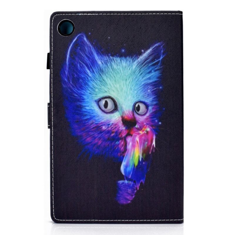 Folio Deksel Til Samsung Galaxy Tab A8 Psycho Cat