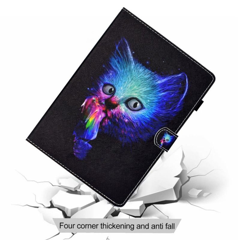 Folio Deksel Til Samsung Galaxy Tab A8 Psycho Cat