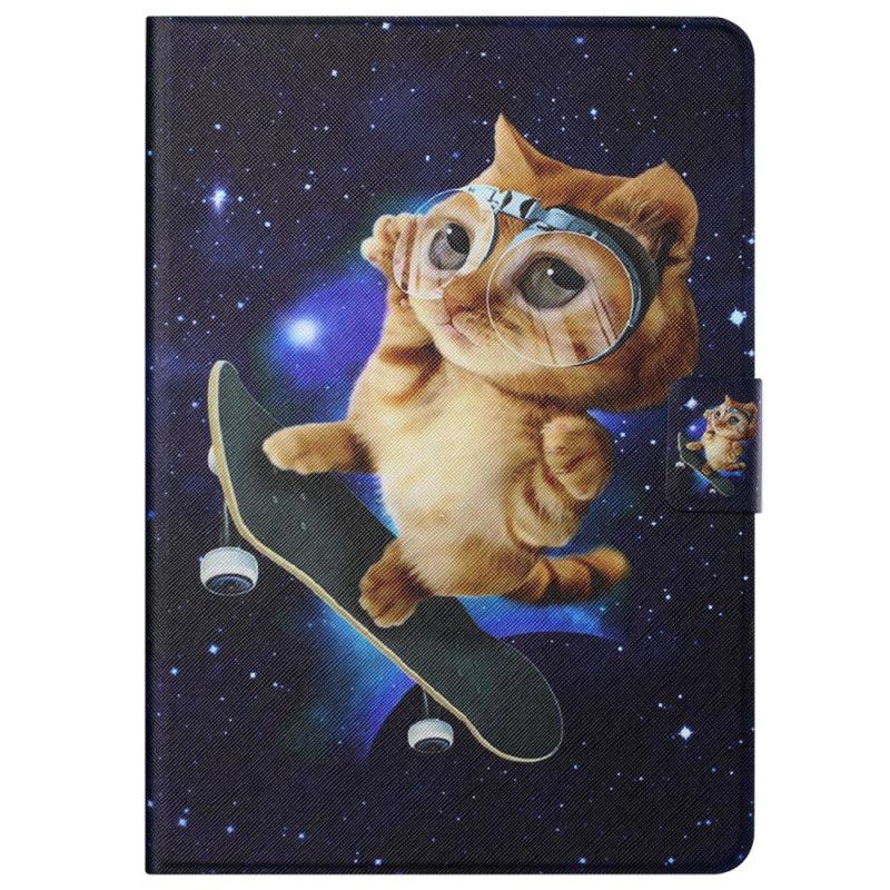 Folio Deksel Til Samsung Galaxy Tab A8 Skateboard Cat