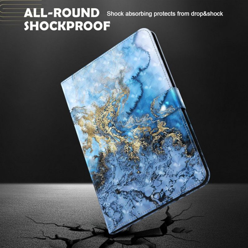 Lærdeksel Til Samsung Galaxy Tab A8 Marmor