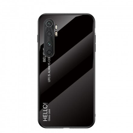 Deksel Til Xiaomi Mi Note 10 Lite Hei Herdet Glass