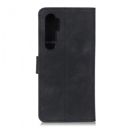 Folio Deksel Til Xiaomi Mi Note 10 Lite Matt Vintage Skinneffekt Khazneh