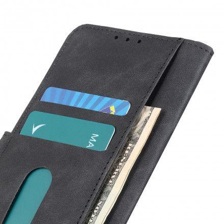 Folio Deksel Til Xiaomi Mi Note 10 Lite Matt Vintage Skinneffekt Khazneh