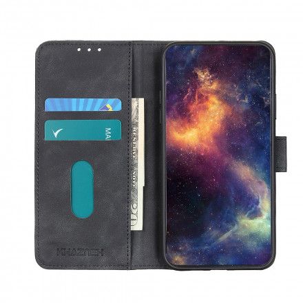 Folio Deksel Til Xiaomi Mi Note 10 Lite Matt Vintage Skinneffekt Khazneh