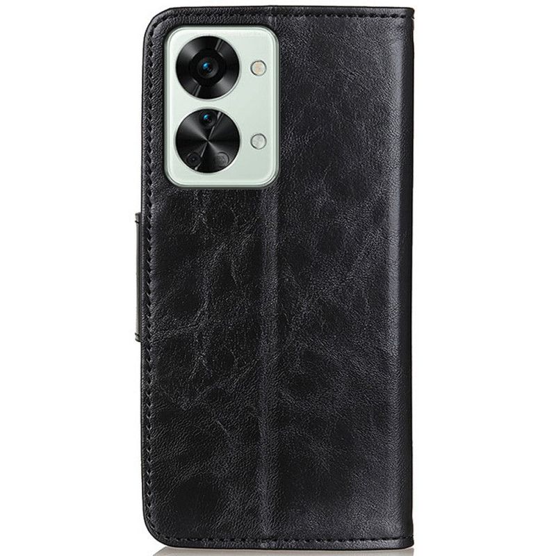 Folio Deksel Til OnePlus Nord 2T 5G Vintage Split Leather