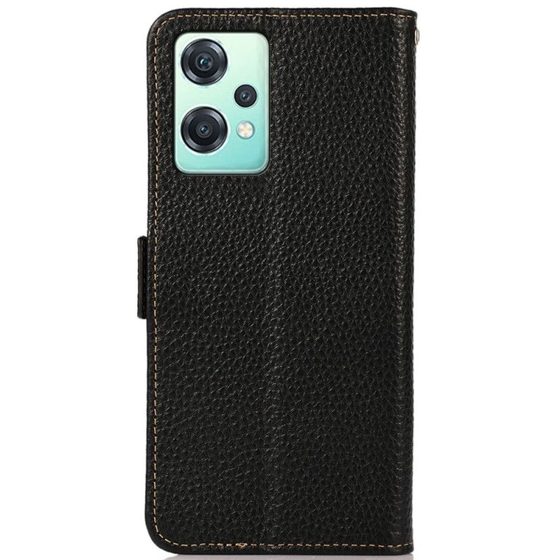 Lærdeksel Til OnePlus Nord CE 2 Lite 5G Litchi Leather Khazneh Rfid