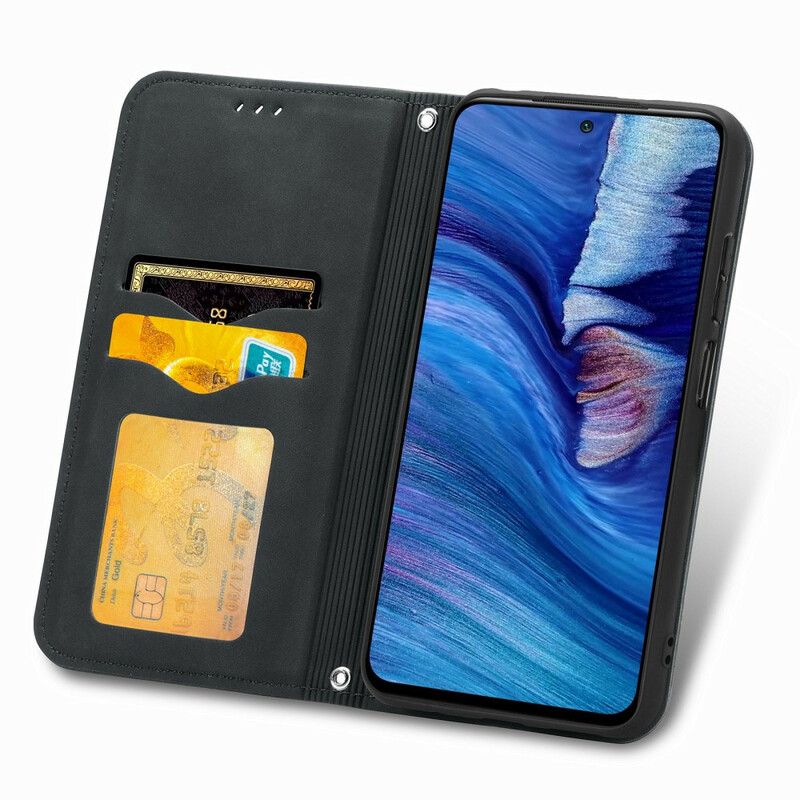 Beskyttelse Deksel Til Xiaomi Redmi Note 10 5G / Poco M3 Pro 5G Folio Deksel Vintage Kunstskinn