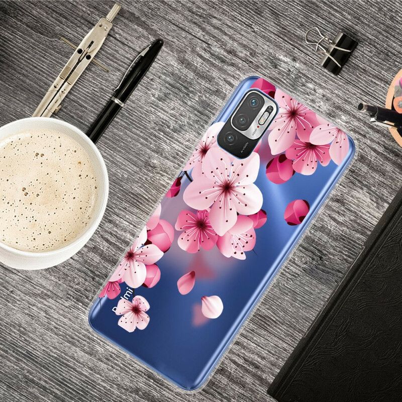 Deksel Til Xiaomi Redmi Note 10 5G / Poco M3 Pro 5G Små Rosa Blomster