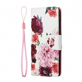 Folio Deksel Til Xiaomi Redmi Note 10 5G / Poco M3 Pro 5G Floral Series