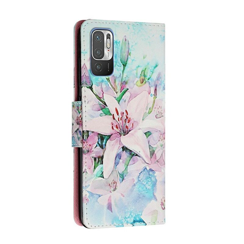 Folio Deksel Til Xiaomi Redmi Note 10 5G / Poco M3 Pro 5G Floral Series