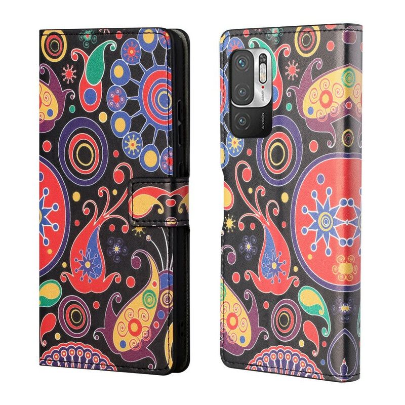 Folio Deksel Til Xiaomi Redmi Note 10 5G / Poco M3 Pro 5G Galaxy Design