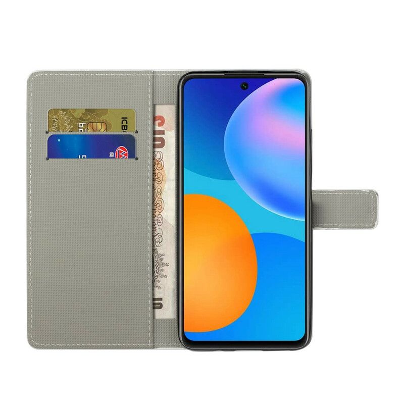 Folio Deksel Til Xiaomi Redmi Note 10 5G / Poco M3 Pro 5G Galaxy Design