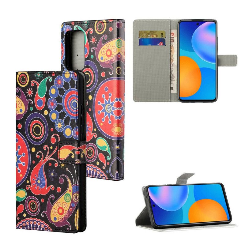 Folio Deksel Til Xiaomi Redmi Note 10 5G / Poco M3 Pro 5G Galaxy Design