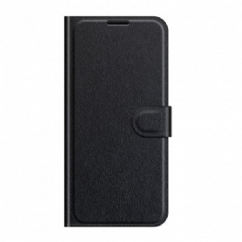 Folio Deksel Til Xiaomi Redmi Note 10 5G / Poco M3 Pro 5G Klassisk Kunstskinn