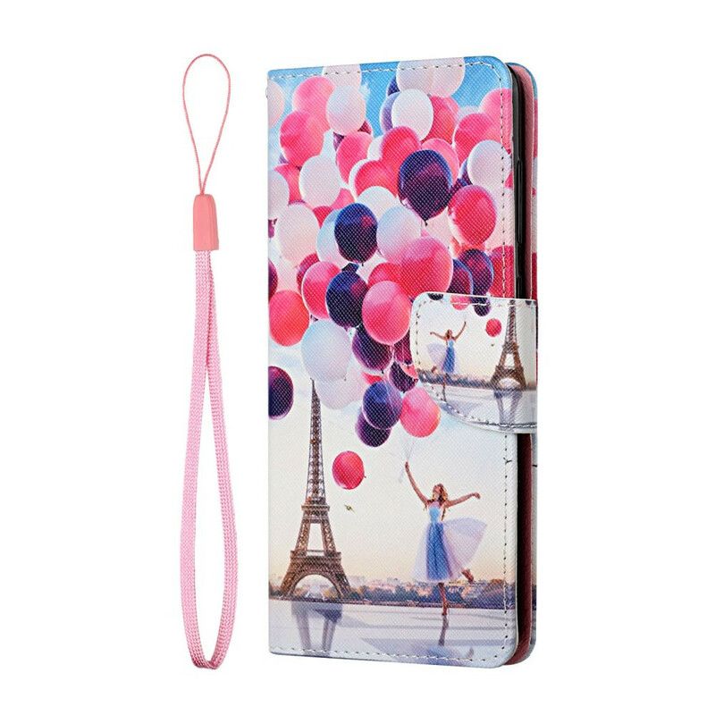 Folio Deksel Til Xiaomi Redmi Note 10 5G / Poco M3 Pro 5G Paris Ballonger