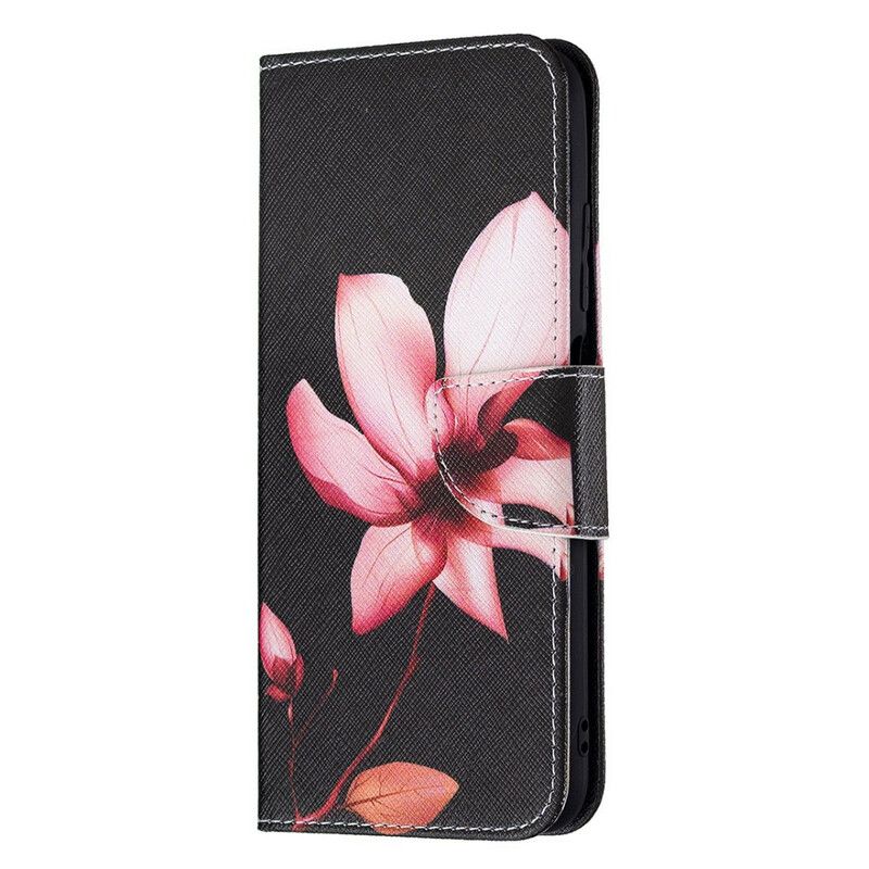 Folio Deksel Til Xiaomi Redmi Note 10 5G / Poco M3 Pro 5G Rosa Blomst