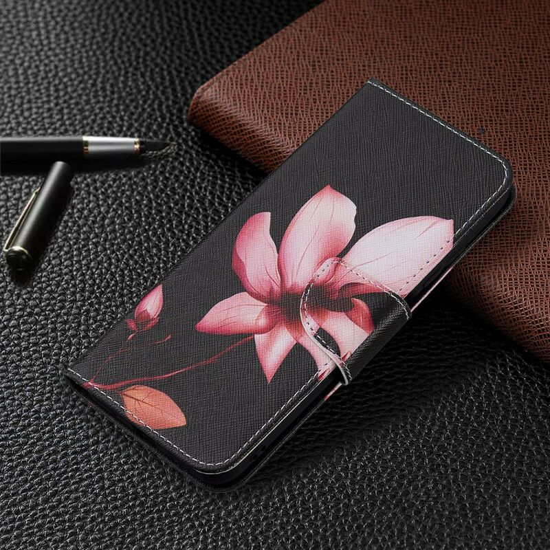 Folio Deksel Til Xiaomi Redmi Note 10 5G / Poco M3 Pro 5G Rosa Blomst