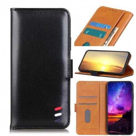 Folio Deksel Til Xiaomi Redmi Note 10 5G / Poco M3 Pro 5G Tricolor Skinneffekt