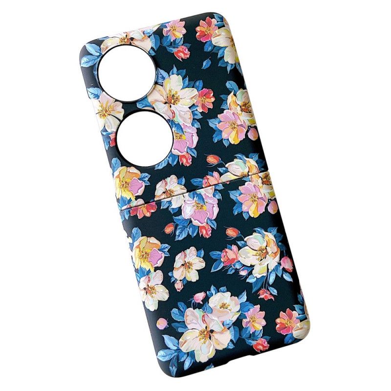 Deksel Til Huawei P50 Pocket Blomster