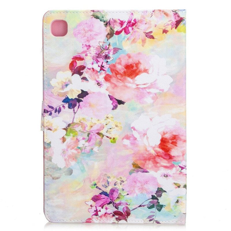 Folio Deksel Til Samsung Galaxy Tab S6 Lite Floral Series