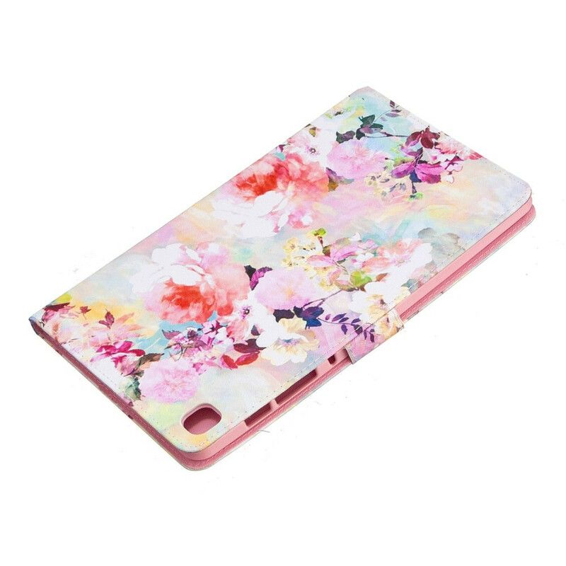 Folio Deksel Til Samsung Galaxy Tab S6 Lite Floral Series