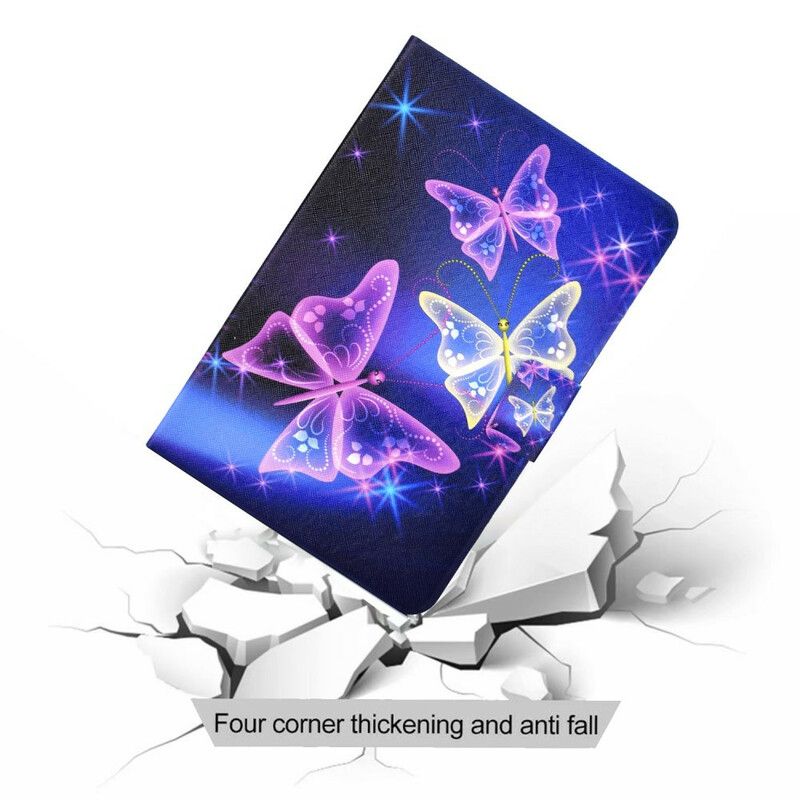 Folio Deksel Til Samsung Galaxy Tab S6 Lite Sommerfuglfe
