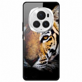 Deksel Honor Magic 6 Pro Mobildeksel Tiger Herdet Glass