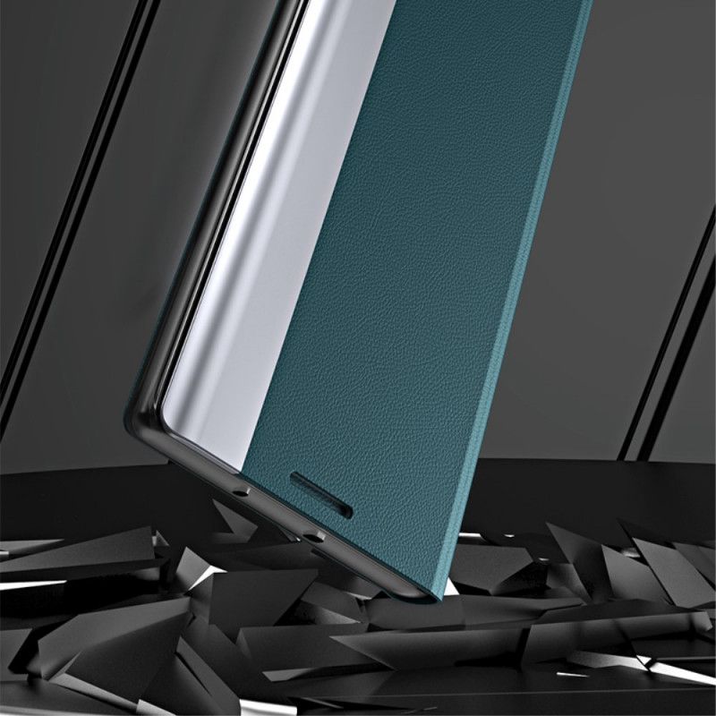 Beskyttelse Deksel Til Samsung Galaxy S21 Ultra 5G Faux Leather Nytt Design