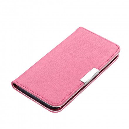 Beskyttelse Deksel Til Samsung Galaxy S21 Ultra 5G Folio Deksel Ultra Chic Litchi Imitert Skinn