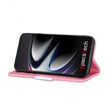 Beskyttelse Deksel Til Samsung Galaxy S21 Ultra 5G Folio Deksel Ultra Chic Litchi Imitert Skinn