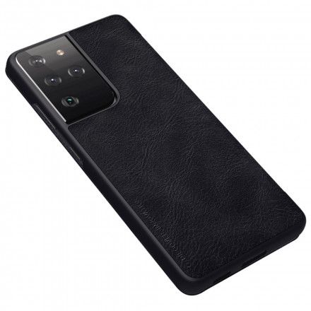 Beskyttelse Deksel Til Samsung Galaxy S21 Ultra 5G Folio Deksel Nillkin Qin-serien