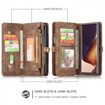 Deksel Folio Deksel Til Samsung Galaxy S21 Ultra 5G Caseme Avtakbar