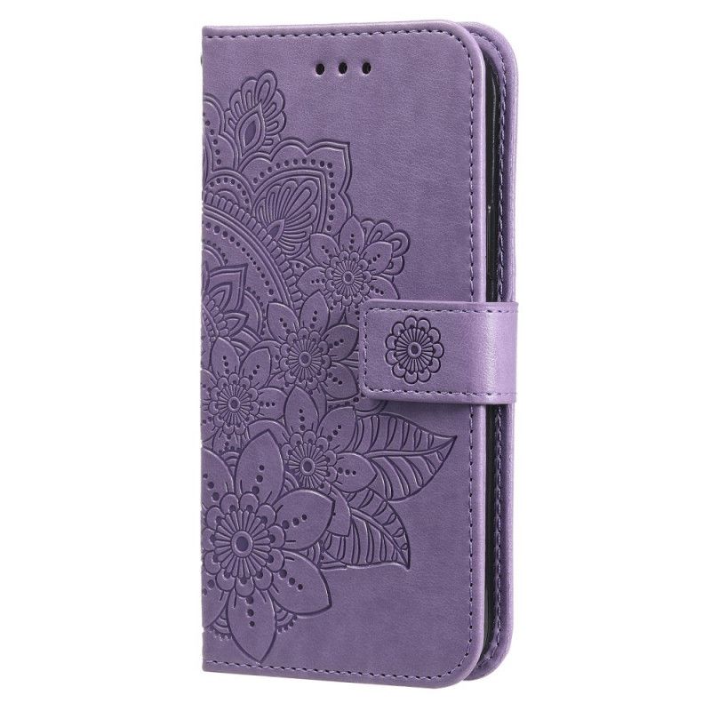 Folio Deksel Til Samsung Galaxy S21 Ultra 5G Blomstermandala