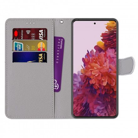 Folio Deksel Til Samsung Galaxy S21 Ultra 5G Floral Wonder