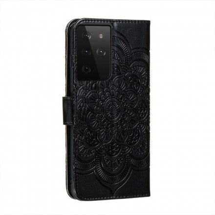 Folio Deksel Til Samsung Galaxy S21 Ultra 5G Full Mandala