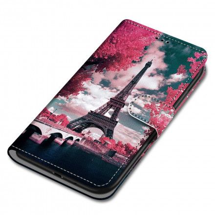 Folio Deksel Til Samsung Galaxy S21 Ultra 5G Paris I Blomst