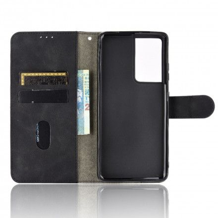 Folio Deksel Til Samsung Galaxy S21 Ultra 5G Skin-touch