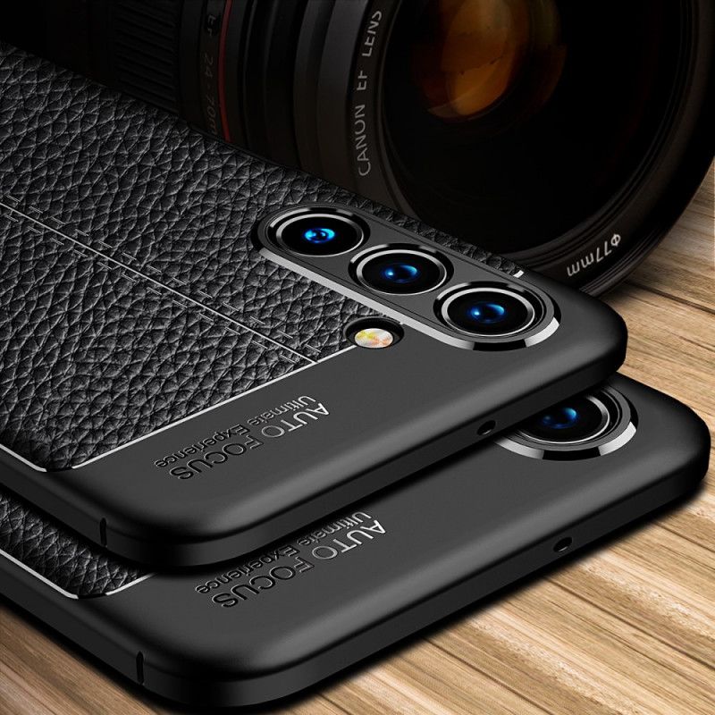 Deksel Til Samsung Galaxy A13 5G Dobbellinje Litchi-skinneffekt