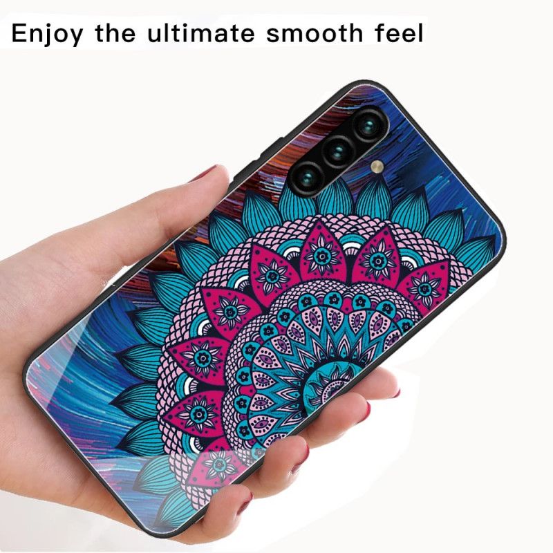 Deksel Til Samsung Galaxy A13 5G Mandala I Herdet Glass