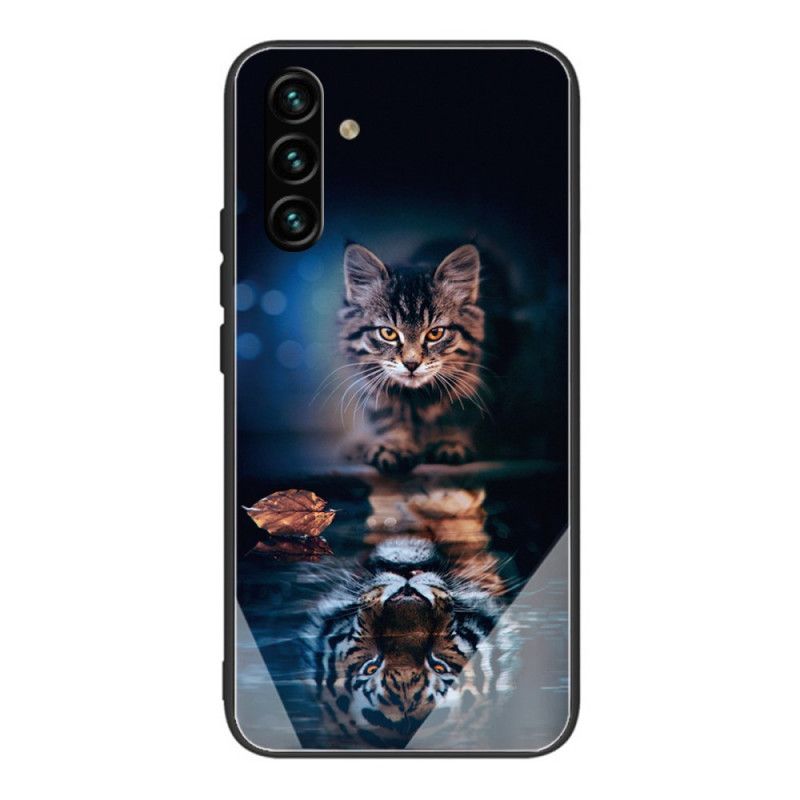 Deksel Til Samsung Galaxy A13 5G Min Tiger Herdet Glass