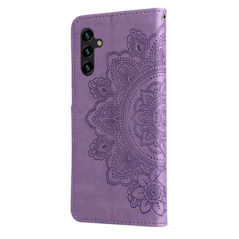 Folio Deksel Til Samsung Galaxy A13 5G Blomstermandala